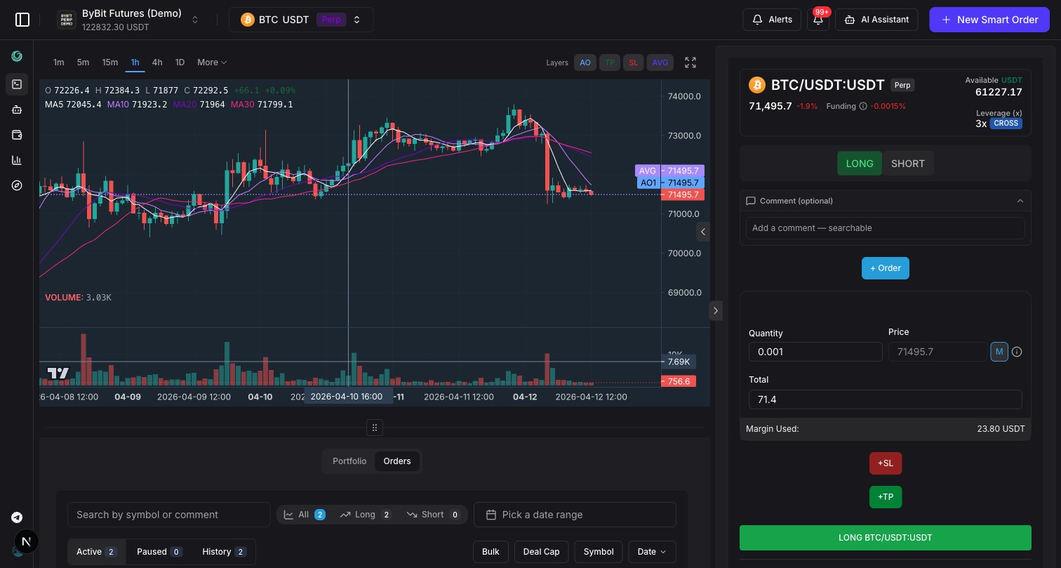 Tradiflux Terminal Overview